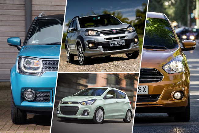 Ford Figo Vs Suzuki Ignis Vs Chevrolet Spark Vs Fiat Uno