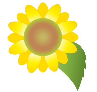 夏の花 ひまわり ふでこや 無料イラスト