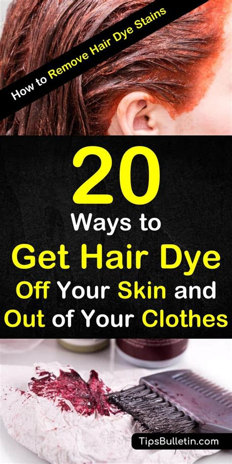 ways   hair dye   skin