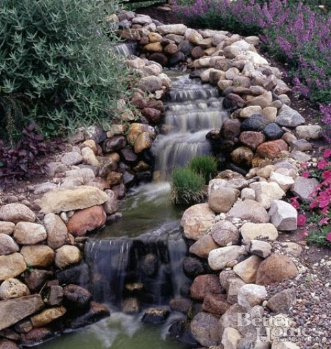 Relaxing Backyard And Garden Waterfalls