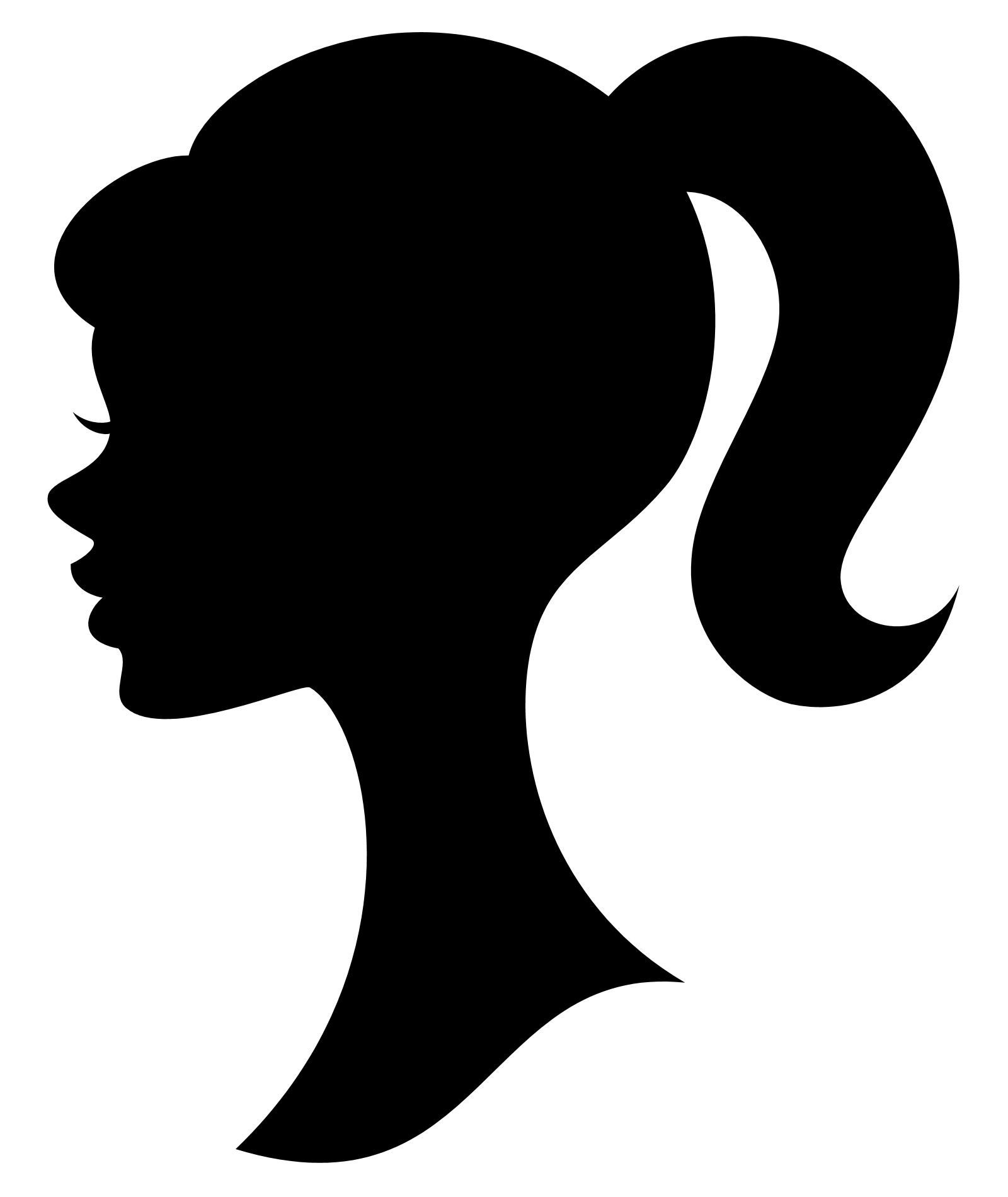 Download Barbie Silhouette Stickers at GetDrawings | Free download