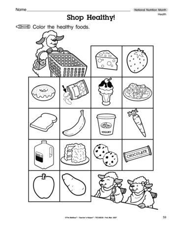  shop healthy lesson plans the mailbox healthy shopping healthy