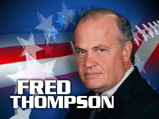 Fred Thompson tells what being Fred Thompson tells what being