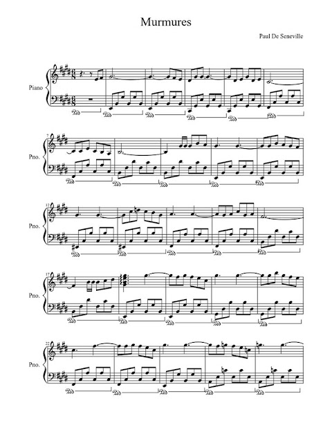 Print and download in PDF or MIDI Murmures  Richard 