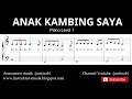 Not Angka Dan Not Balok Lagu Anak Kambing Saya