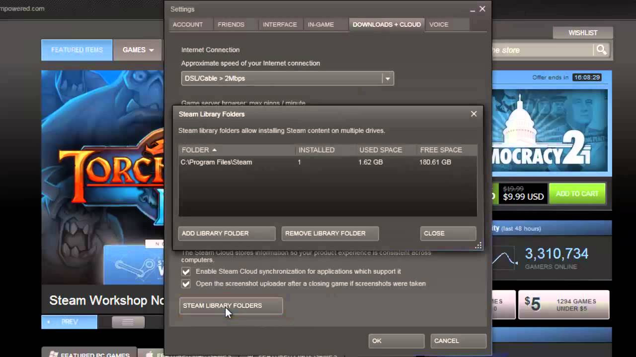 How to Change Steam Install Path YouTube