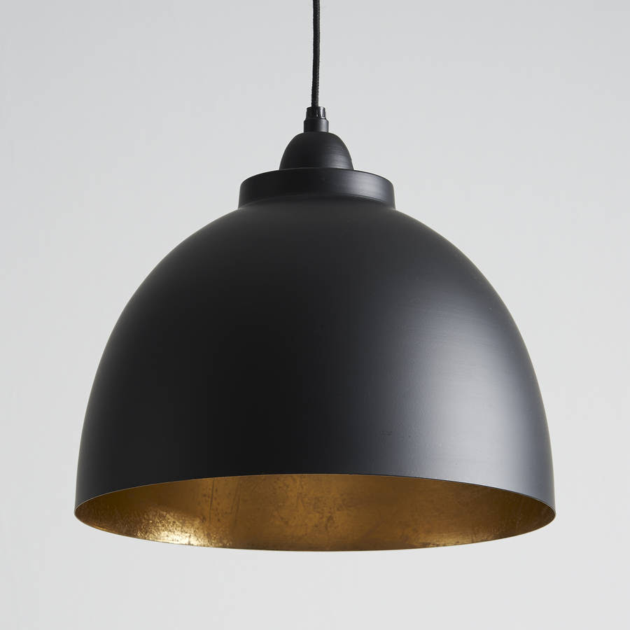 black and gold pendant light by horsfall \u0026 wright black and gold pendant light by horsfall \u0026 wright