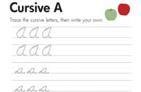 cursive handwriting practice worksheets a z education com