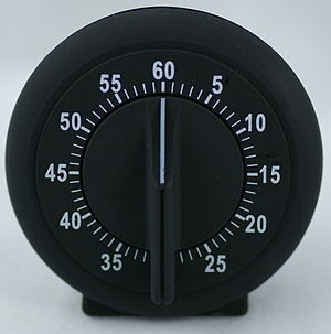 English: A mechanical kitchen timer