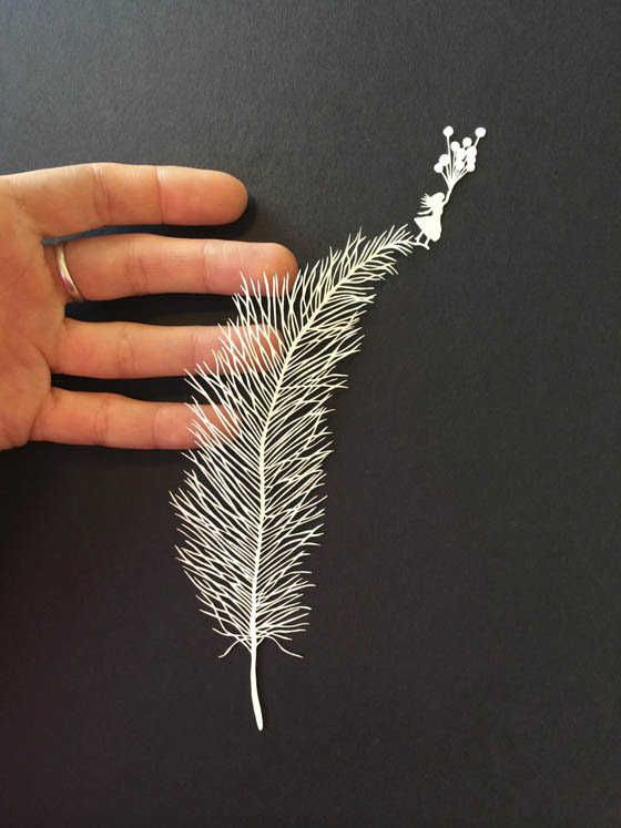 art hand paper maude cut white Design Art cut Stunning by  Swan  White Intricate Maude Paper