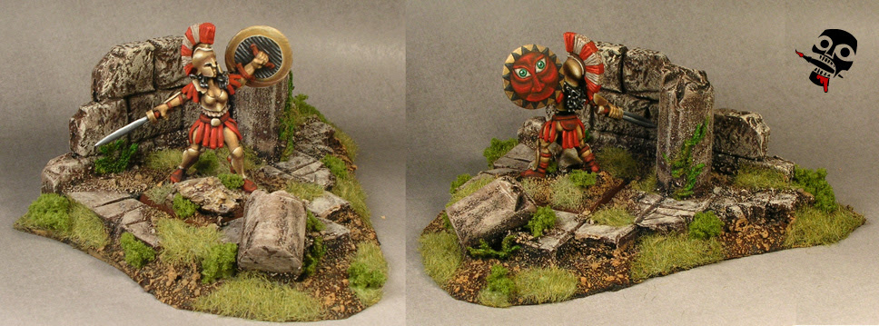 Female Hoplite from Reaper Miniatures painted by Neldoreth