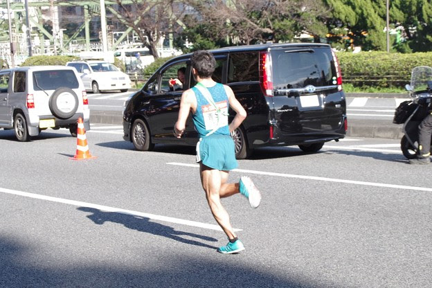 栄光のゴールへ向かう青山学院大学 渡邉利典選手 写真共有サイト フォト蔵