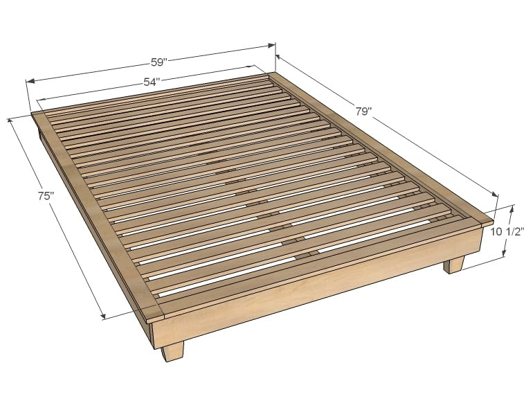 Queen Size Platform Bed Plans