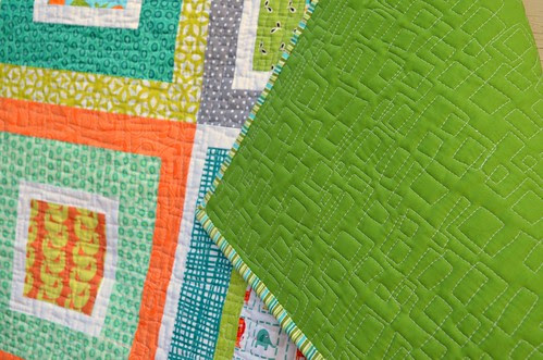 modern i-spy  baby quilt