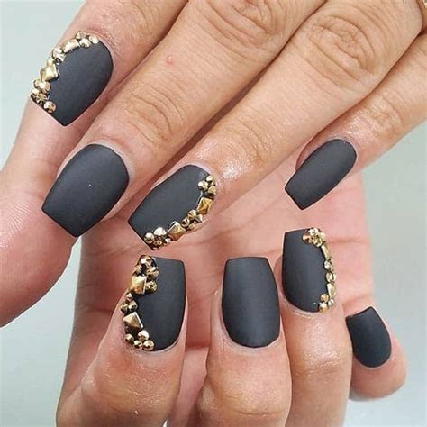 astonishing matte nail designs    love