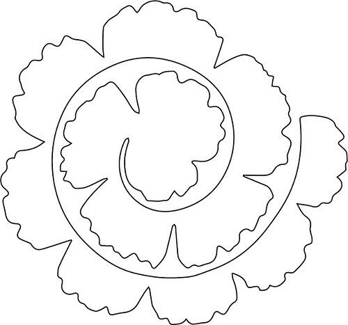 Free Free 332 Svg Cricut Paper 3D Flower Template Free SVG PNG EPS DXF File