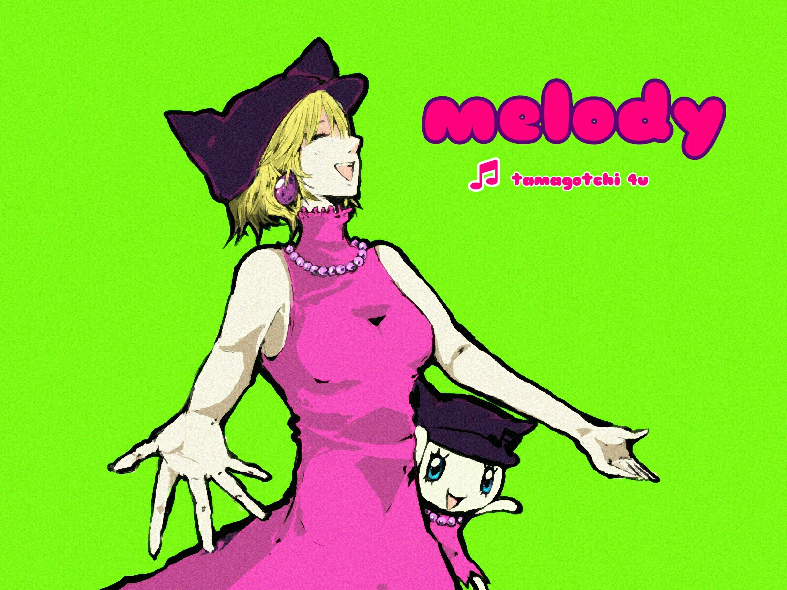 イラスト メロディっちを擬人化してみた おうどんのゲームきろく