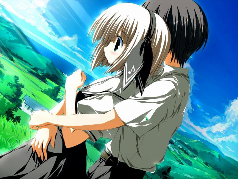  Dimensions: 800x600 (0.480 MPixel); Tags: "black hair" "blush" "couple" 