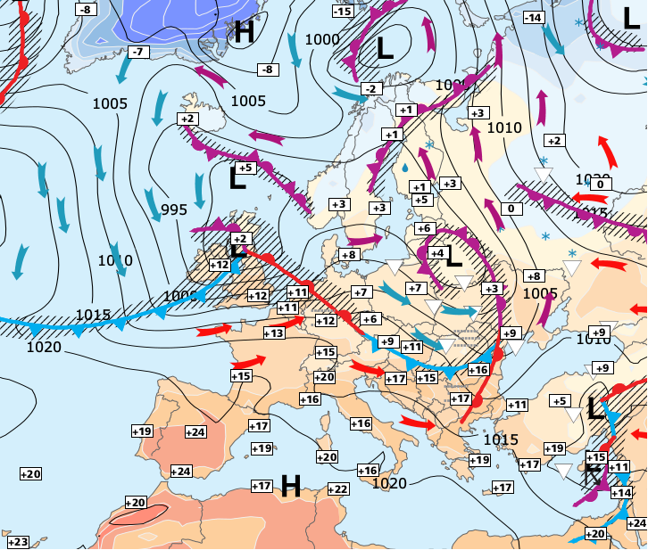 Retour En Force De L Anticyclone A Partir De Mardi 16 Mars 2019