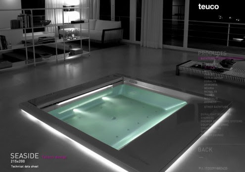 Square Bathroom Mode Interior Design
