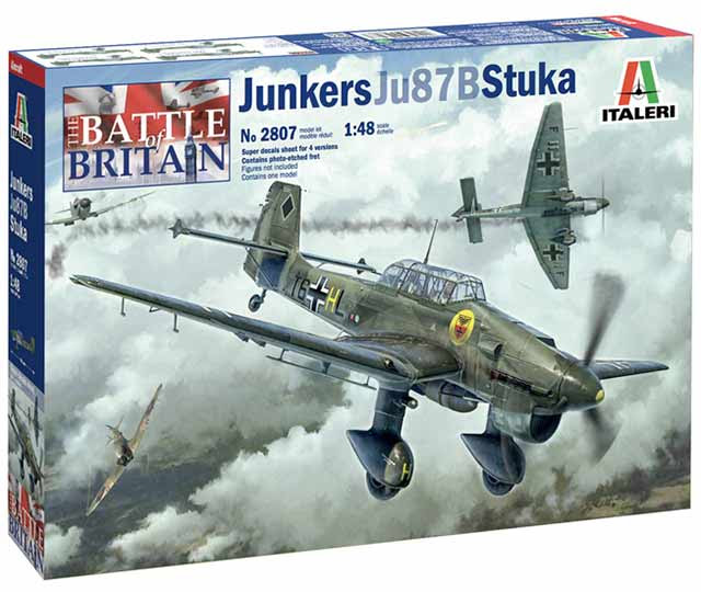Italeri 1/48 Junkers JU-87B Stuka (2807) Colour Guide & Paint Conversion Chart