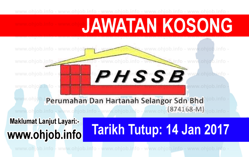Jawatan Kerja Kosong Perumahan dan Hartanah Selangor logo www.ohjob.info januari 2016
