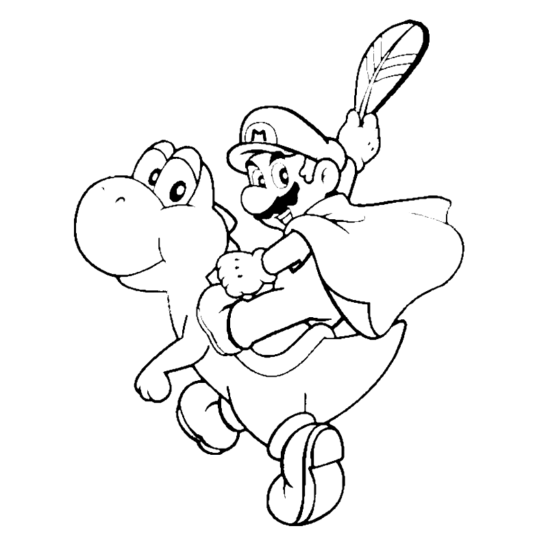 Super Mario Info Coloring Home