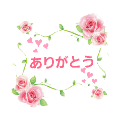 薔薇 Lineスタンプ Lineスタンプマニア クリエイターズスタンプ