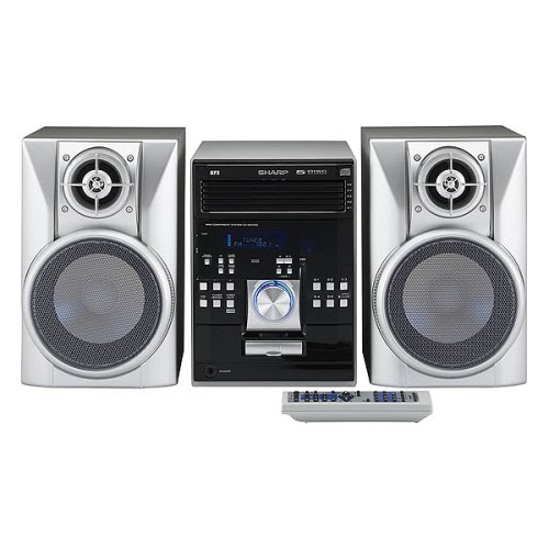 Minidisc Players Stores Sharp 5 Cd Mini Music System 90 Watts Xl Uh240