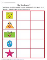  classifying objects worksheets