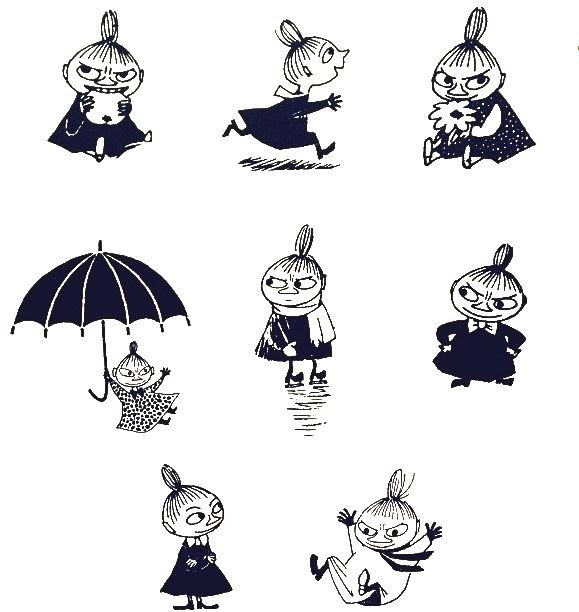 印刷可能 ムーミン ミイ イラスト 書き方 ただの無料イラスト