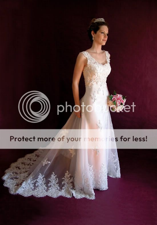 White and Sexy Wedding Dress