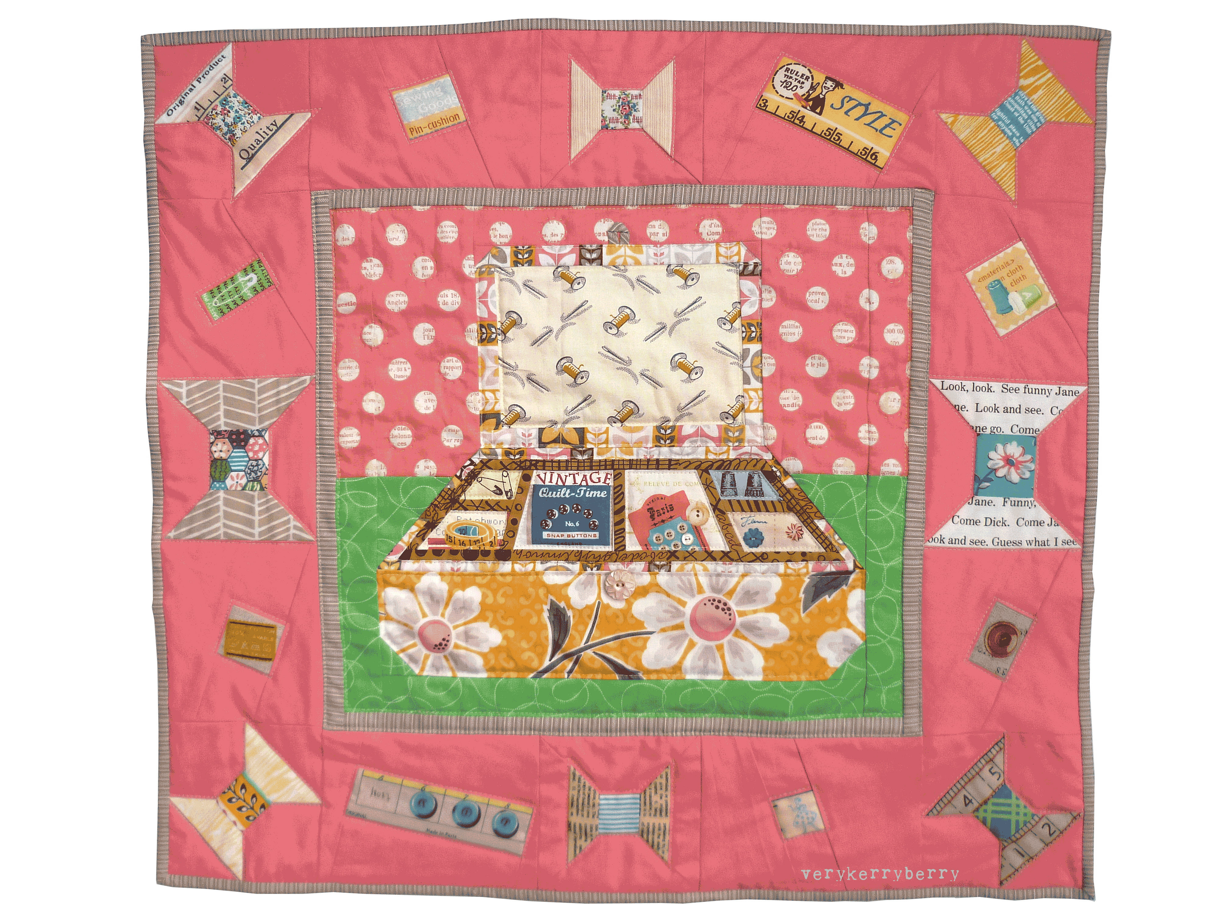 vintage Notions Modern Mini Quilt Entry