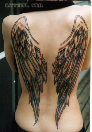 devil wing tattoo 