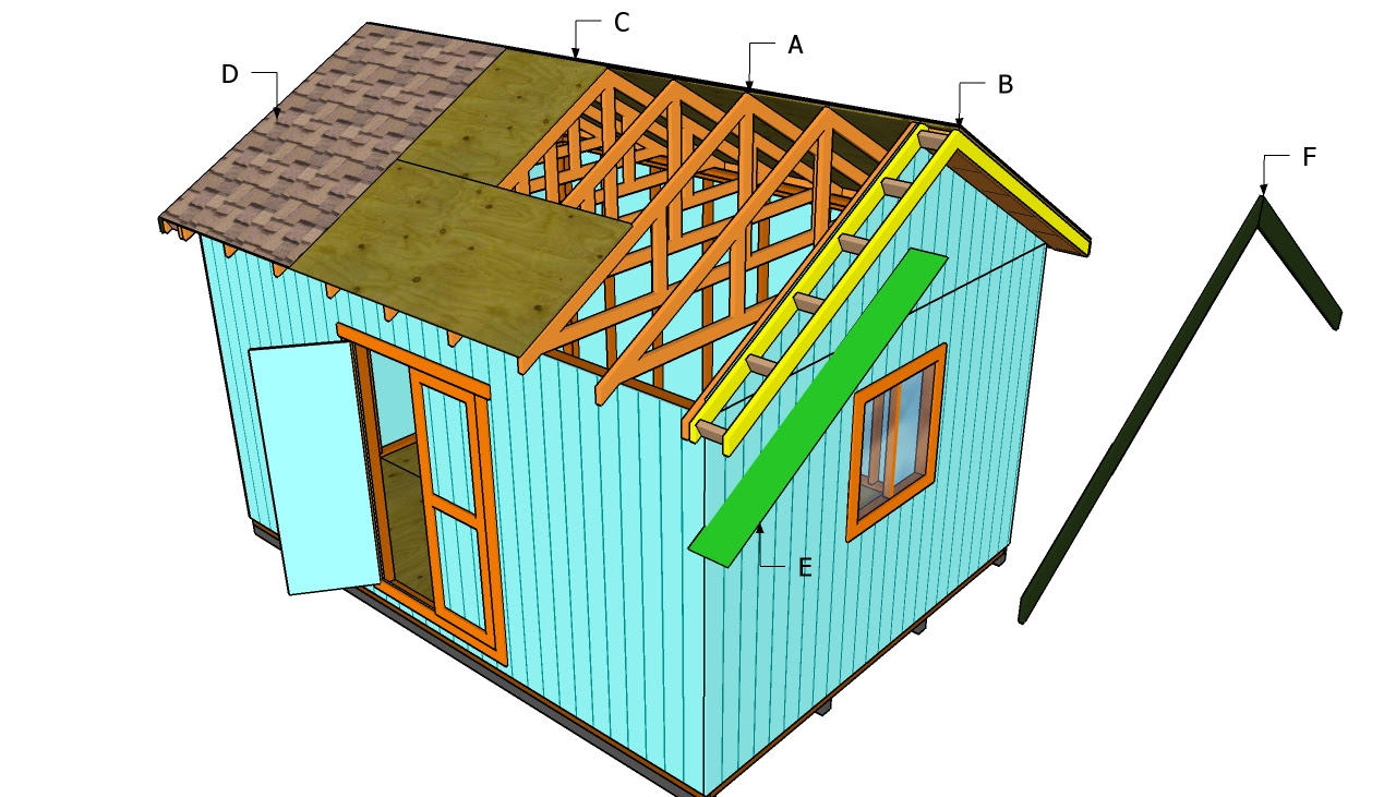  12x16 shed | HowToSpecialist - How to Build, Step by Step DIY Plans