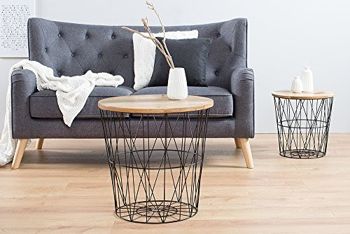 Runder Couchtisch Korb Tischbeine Hochtisch Set Mit 4 Stuck Plank Tisch De