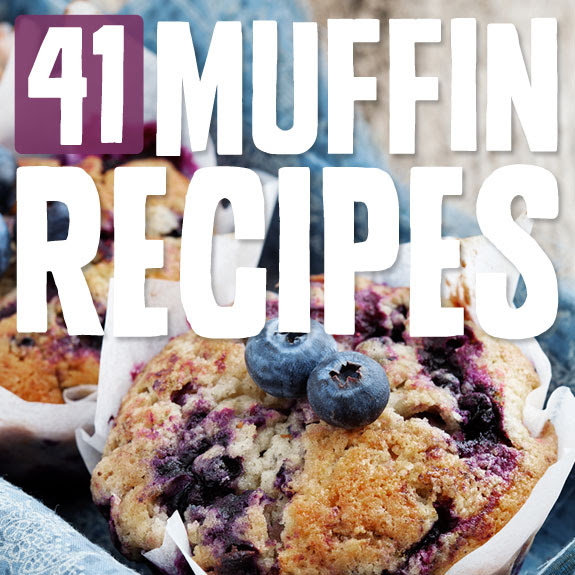 41 Awesome Muffin Recipes- both sweet & savory.