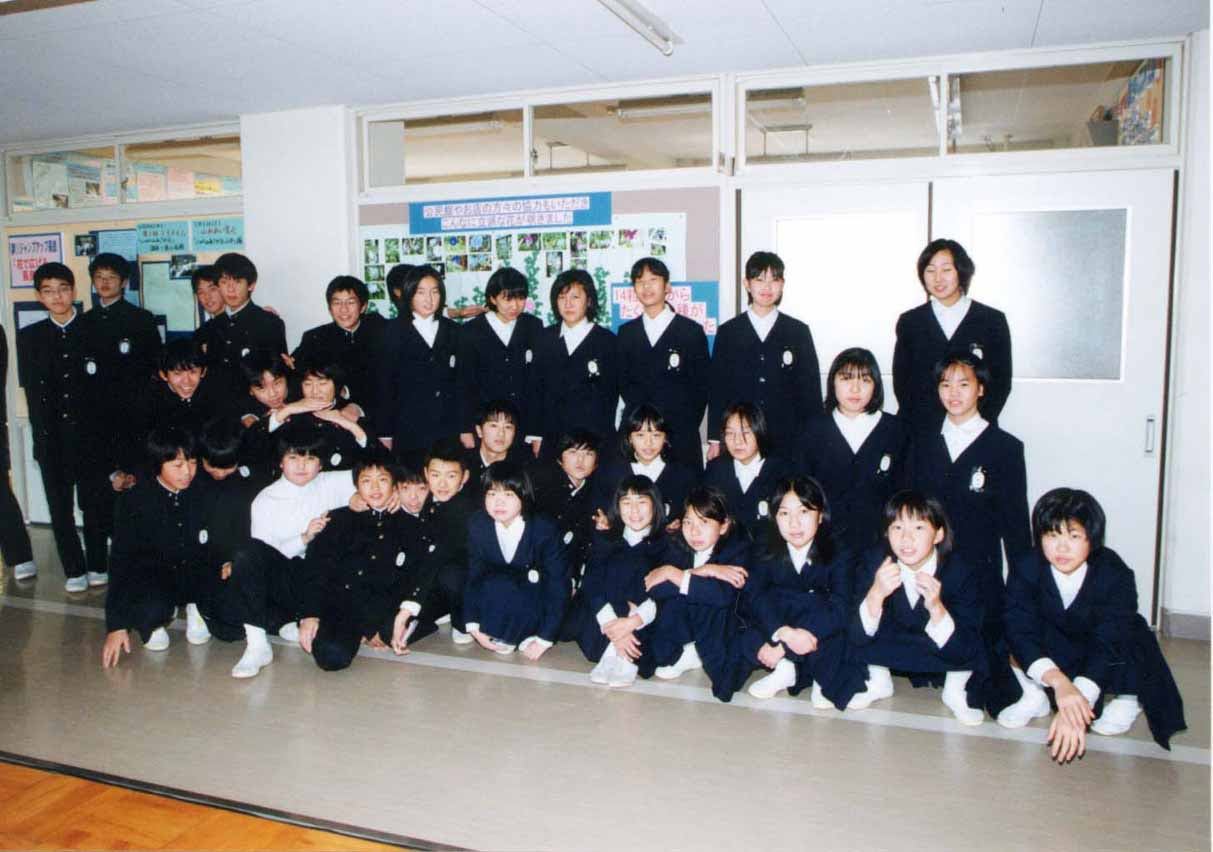 長良中学校 １年３組の いのちのアサガオ