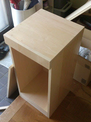 水槽台作るよ その３ とある玄関の水草水槽