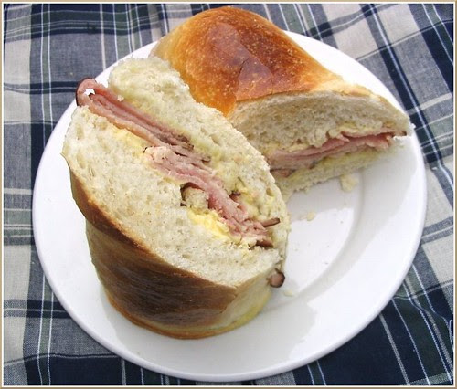 Ham and Butter Sandwich