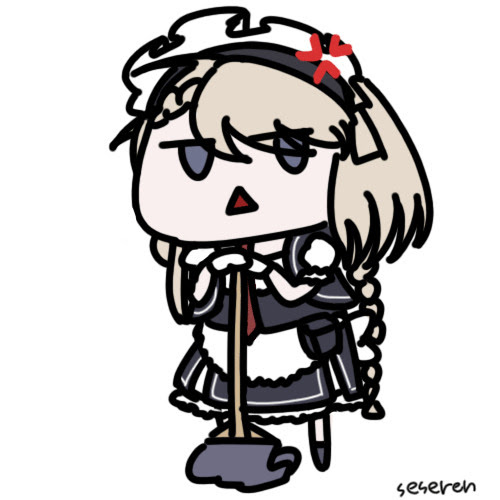 ご主人様 掃除の邪魔になりますのでどいてください Pixiv年鑑 B