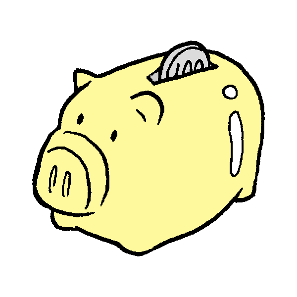 貯金箱のイラスト かわいいフリー素材が無料のイラストレイン