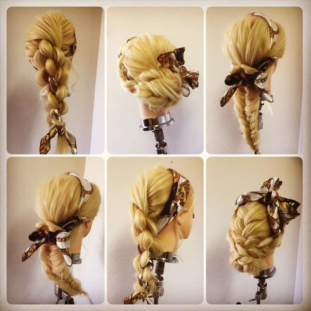 最強カワイイ スカーフ 三つ編み の巻き方 ヘアアレンジまとめ Odecomart Blog