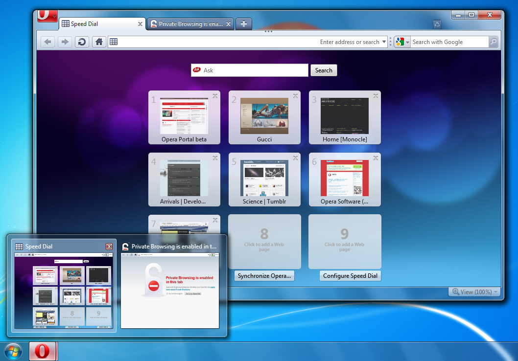 Opera Download Zip