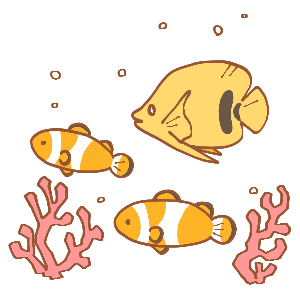 熱帯魚のイラスト かわいいフリー素材が無料のイラストレイン