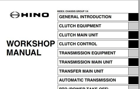 Download Kindle Editon 2014 hino 238 258lp 268 338 series service manual Free PDF PDF
