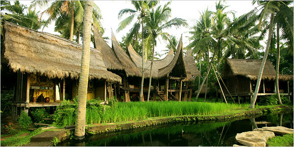 The Java houses at Bambu Indah are built of teak timbers and are more 