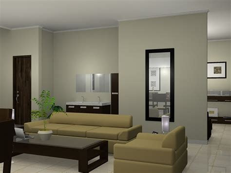interior ruang tamu minimalis elegan