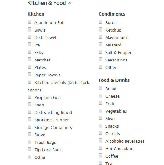 Ultimate Camping Checklist