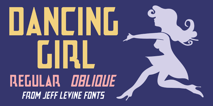 [ocwsn] Download Dancing Girl JNL fonts from Jeff Levine Fonts